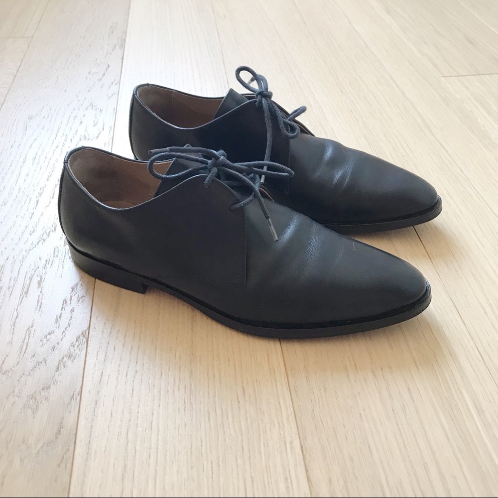 Everlane Black Modern Oxfords